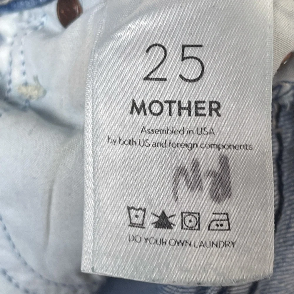 MOTHER Stunner Ankle Fray Jeans Size 25_5